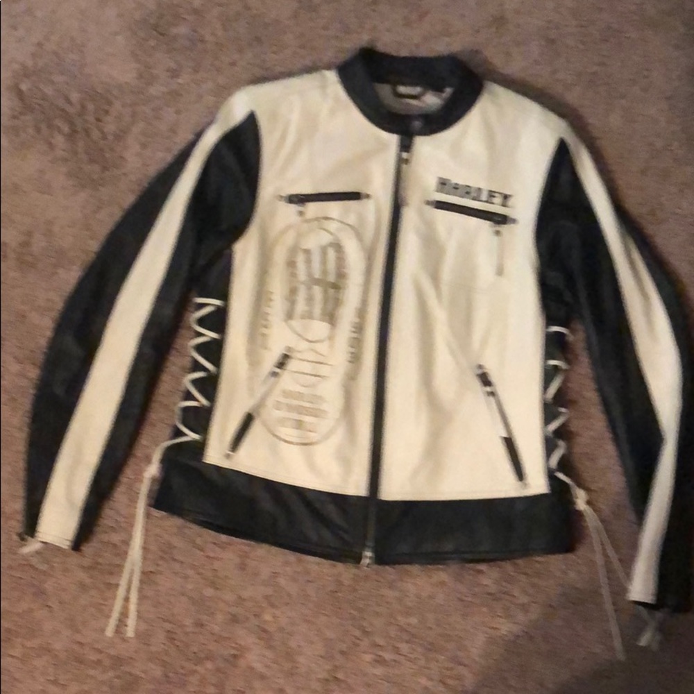 Harley-Davidson Leather Jacket w/hoodie